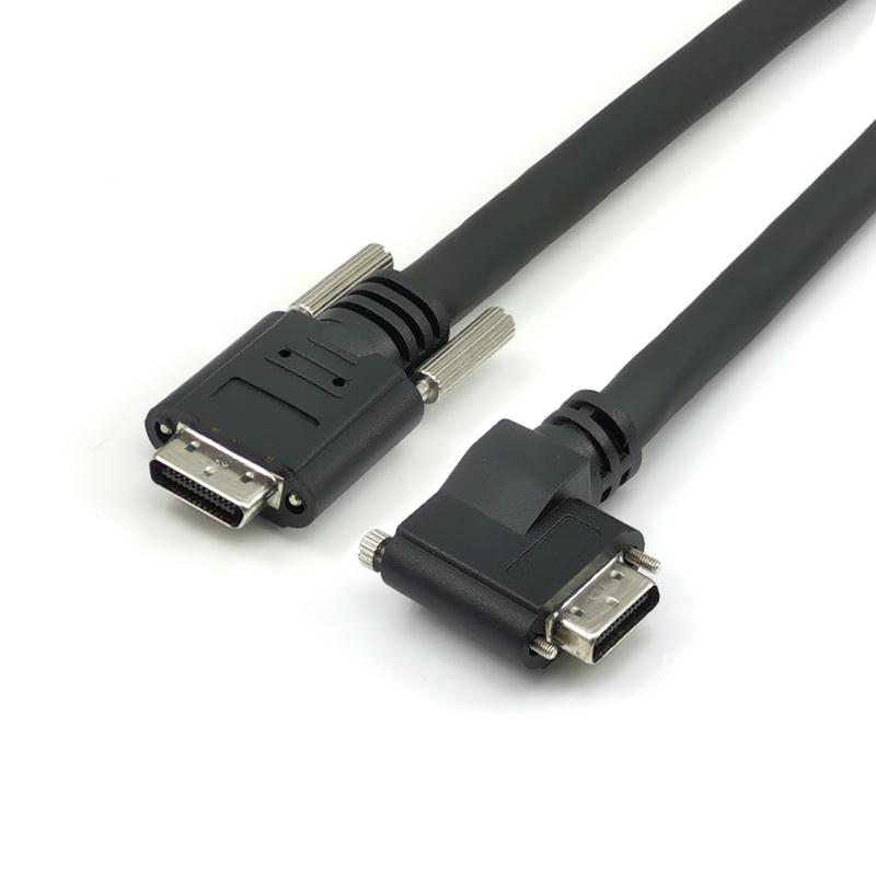 Left Angle Cable High Flexible Mini Camera Link PoCL SDR Right/Left Angle Cable ...
