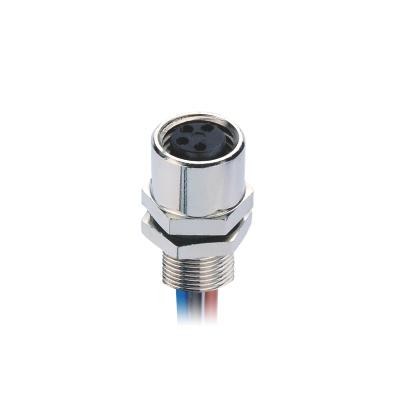 M8 Female Mount Solder Type Rear Fastened connector