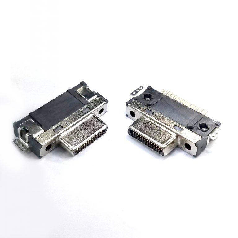 SDR 26pin female connector right angle SMT type for PCB