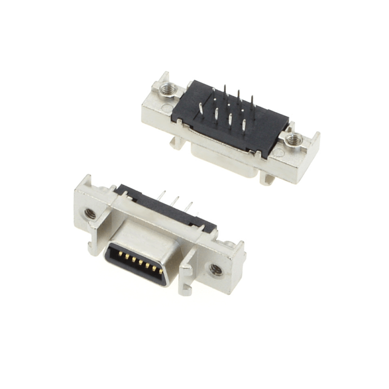 mdr 14pin straight receptacle through hole dip type
