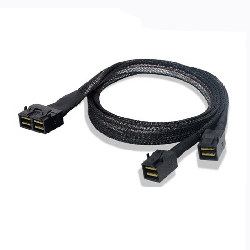 HD Mini SAS SFF-8643 8i to 2x SFF-8643 4i Cable