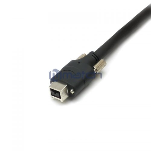 IEEE 1394 B 9pin cable with screw