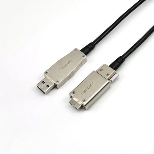 USB 3.0 A to Micro B aoc cable with metal shell